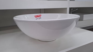 Ex-Display: Round Gloss White Basin
