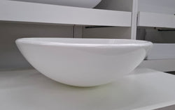 Ex-Display: Round Gloss White Basin