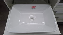 Ex-Display: Rectangle Gloss White Basin 580 x 440mm