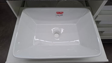Ex-Display: Rectangle Gloss White Basin 580 x 440mm