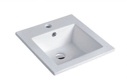 Delta Square Inset Basin Ceramic One Tap Hole