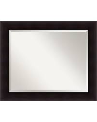 Krome 1200 Designer Black Glass Framed Mirror