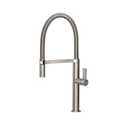 Prize Flexible Coil Sink Mixer Brushed Nickel 5 Star/6 LPM