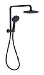Rondo Compact Twin Shower  Black Wels 3 Star