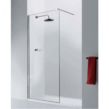 Topaz Fixed Shower Panel Satin Silver 1200 x 2000